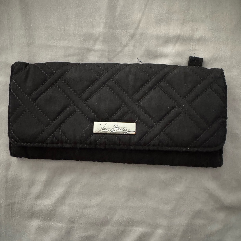 Vera Bradley Black Quilted Wallet